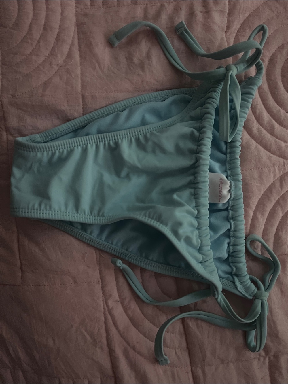 Women’s light blue Tie-Side Bikini Bottom